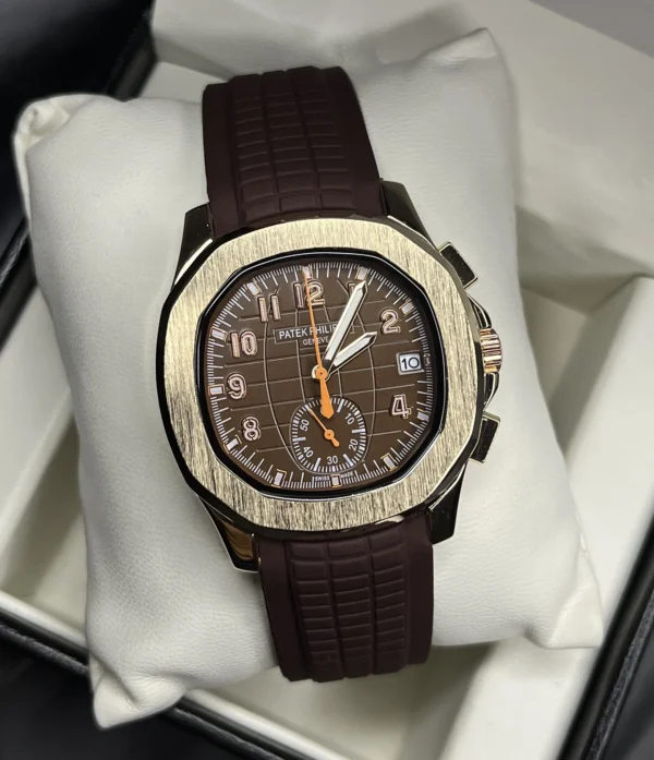 Patek Aquanaut Chronograph Silicon belt Rose gold