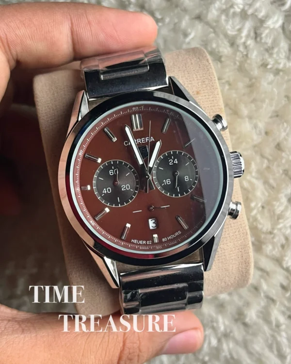 TAG Heuer Brown dial chain watch