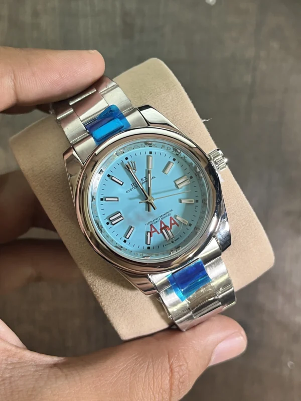 Oyster Perpetual Tiffany dial watch for men