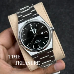 Tissot PRX clean black dial Premium watch for men (Sweep Movement)