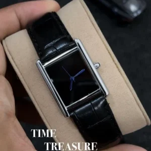 Clean dial Tank watch for men and woman | 27mm