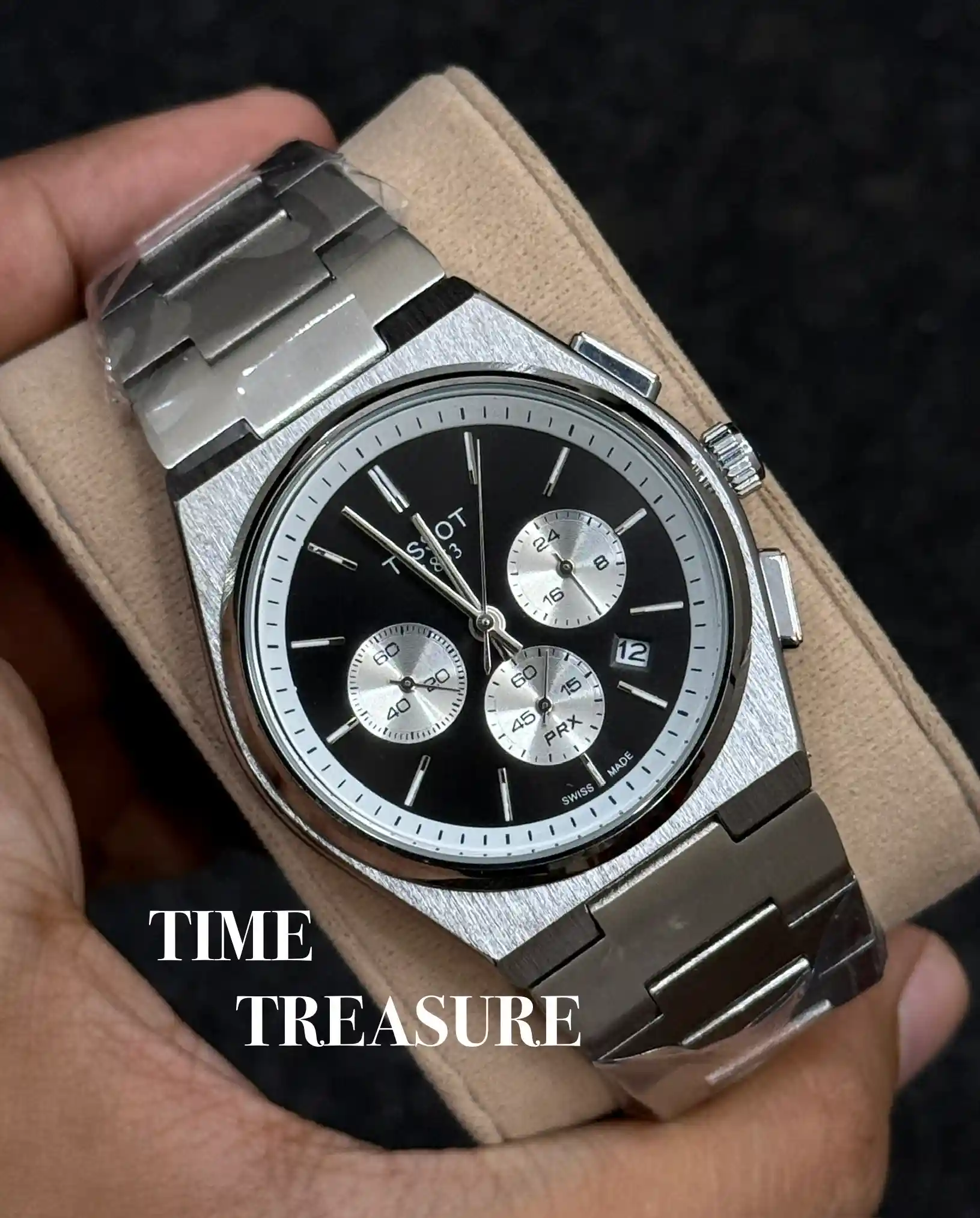 Tissot PRX Chronograph Black dial (premium)