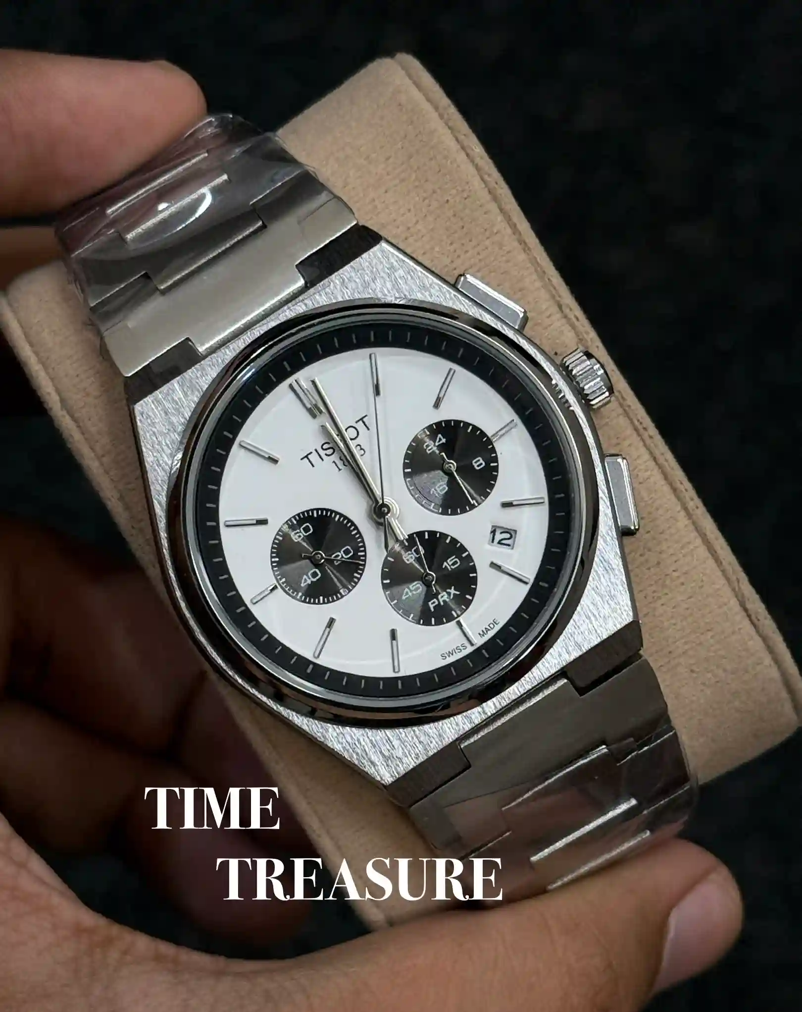 Tissot PRX Chronograph white dial (premium)