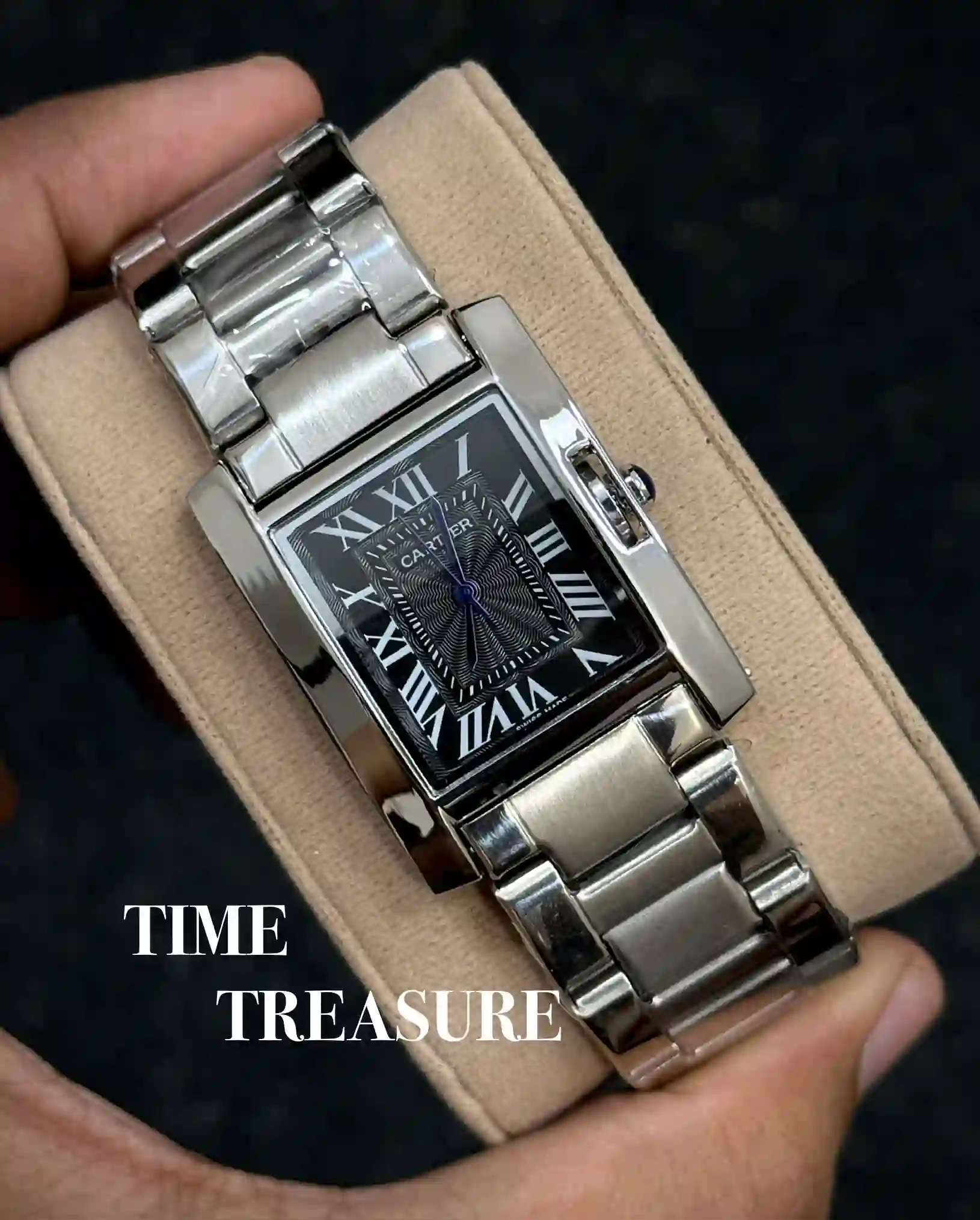 Cartier tank watch for men