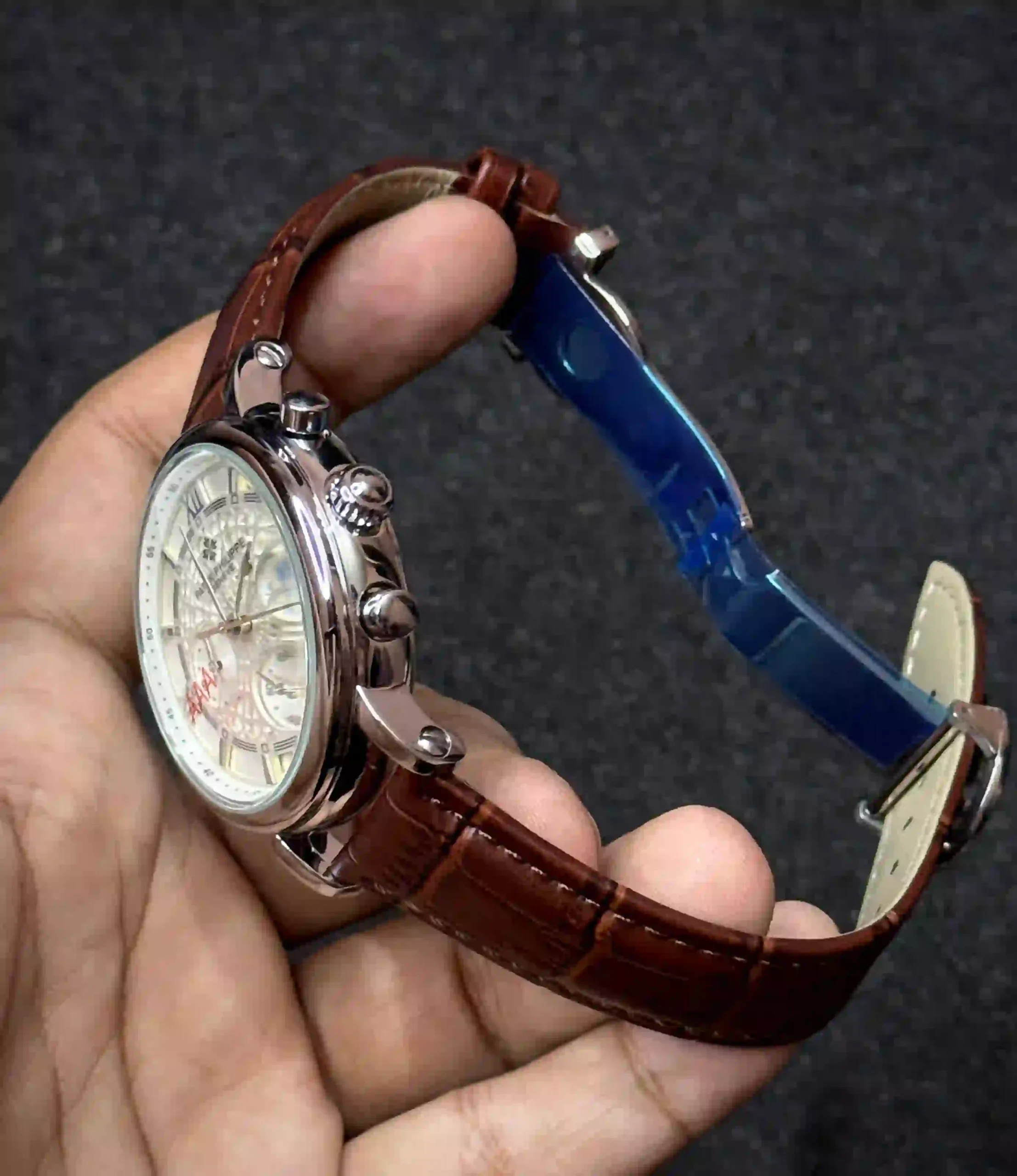 Patek Philippe chronograph formal watch moonphase - Image 3